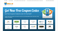 Desktop Screenshot of couponlazy.com